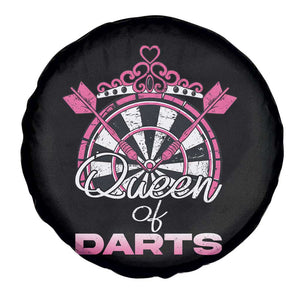 Queen Of Darts Spare Tire Cover Funny Dart Gift For Women TS12 Print Your Wear