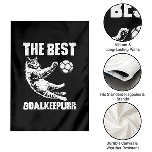 The Best Cat Goalkeeper Garden Flag Soccer Player Gift TS12 Print Your Wear