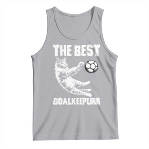 The Best Cat Goalkeeper Tank Top Soccer Player Gift TS12 Athletic Heather Print Your Wear