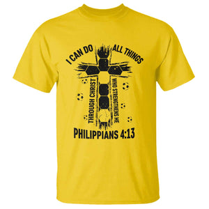 I Can Do All Things Through Christ T Shirt Christian Soccer Faith TS12 Daisy Print Your Wear