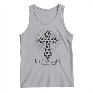 Be The Light Matthew 5 14 Tank Top Christian Soccer Faith Gift TS12 Athletic Heather Print Your Wear