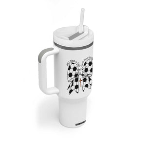 All I Need Is God Faith And Soccer Tumbler With Handle Christian Gift TS12 Print Your Wear
