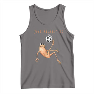 Funny Marcus The Worm Soccer Lover Tank Top Just Kickin It TS12 Deep Heather Print Your Wear