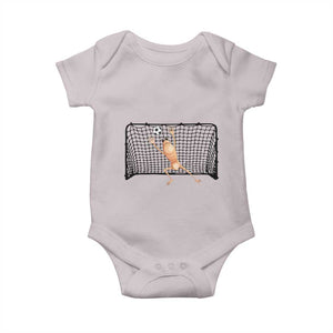 Funny Marcus The Worm Soccer Goalkeeper Gift Baby Onesie TS12 Ice Gray Print Your Wear