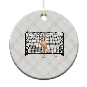 Funny Marcus The Worm Soccer Goalkeeper Gift Ceramic Ornament TS12 1pc Christmas Plaid Print Your Wear