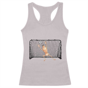 Funny Marcus The Worm Soccer Goalkeeper Gift Racerback Tank Top TS12 Ice Gray Print Your Wear