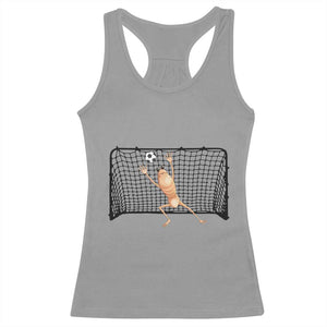 Funny Marcus The Worm Soccer Goalkeeper Gift Racerback Tank Top TS12 Sport Gray Print Your Wear