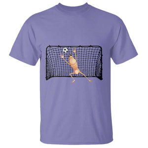 Funny Marcus The Worm Soccer Goalkeeper Gift T Shirt TS12 Violet Print Your Wear
