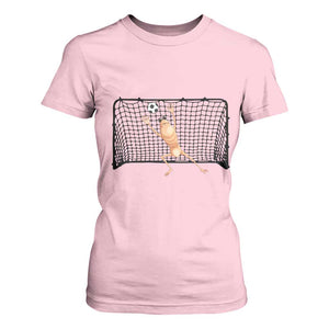 Funny Marcus The Worm Soccer Goalkeeper Gift T Shirt For Women TS12 Light Pink Print Your Wear