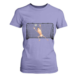 Funny Marcus The Worm Soccer Goalkeeper Gift T Shirt For Women TS12 Violet Print Your Wear