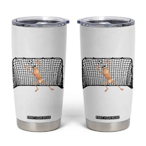 Funny Marcus The Worm Soccer Goalkeeper Gift Tumbler Cup TS12 White Print Your Wear
