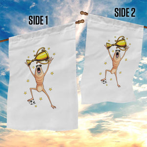 Funny Marcus The Worm Soccer Champion Garden Flag Soccer Lover TS12 Print Your Wear