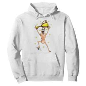 Funny Marcus The Worm Soccer Champion Hoodie Soccer Lover TS12 White Print Your Wear