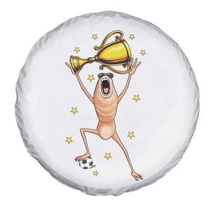 Funny Marcus The Worm Soccer Champion Spare Tire Cover Soccer Lover TS12 Print Your Wear