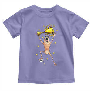 Funny Marcus The Worm Soccer Champion Toddler T Shirt Soccer Lover TS12 Violet Print Your Wear