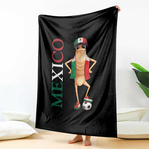 Mexico Soccer Fan Marcus The Worm Throw Blanket Country Football Gift TS12 Print Your Wear