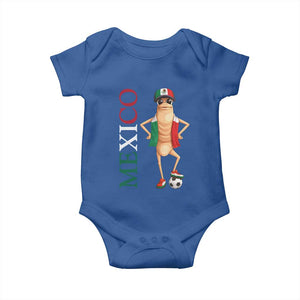 Mexico Soccer Fan Marcus The Worm Baby Onesie Country Football Gift TS12 Royal Blue Print Your Wear