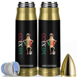 Mexico Soccer Fan Marcus The Worm Bullet Tumbler Country Football Gift TS12 Black Print Your Wear