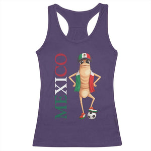 Mexico Soccer Fan Marcus The Worm Racerback Tank Top Country Football Gift TS12 Purple Print Your Wear