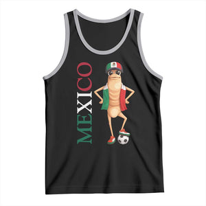 Mexico Soccer Fan Marcus The Worm Tank Top Country Football Gift TS12 Black Athletic Heather Print Your Wear