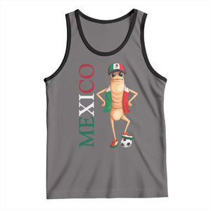 Mexico Soccer Fan Marcus The Worm Tank Top Country Football Gift TS12 Deep Heather Black Print Your Wear