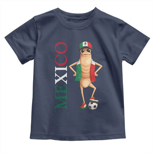 Mexico Soccer Fan Marcus The Worm Toddler T Shirt Country Football Gift TS12 Navy Print Your Wear
