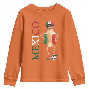 Mexico Soccer Fan Marcus The Worm Youth Sweatshirt Country Football Gift TS12 Orange Print Your Wear