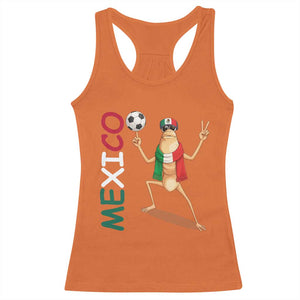Viva Mexico Marcus The Worm Soccer Racerback Tank Top Mexican Pride Football Fan TS12 Orange Print Your Wear
