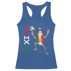 Viva Mexico Marcus The Worm Soccer Racerback Tank Top Mexican Pride Football Fan TS12 Royal Blue Print Your Wear