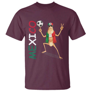 Viva Mexico Marcus The Worm Soccer T Shirt Mexican Pride Football Fan TS12 Maroon Print Your Wear