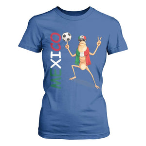 Viva Mexico Marcus The Worm Soccer T Shirt For Women Mexican Pride Football Fan TS12 Royal Blue Print Your Wear