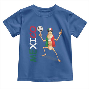 Viva Mexico Marcus The Worm Soccer Toddler T Shirt Mexican Pride Football Fan TS12 Royal Blue Print Your Wear