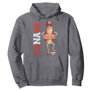 Canada Soccer Fan Marcus The Worm Hoodie Country Football Gift TS12 Charcoal Print Your Wear