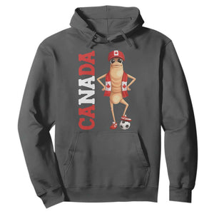 Canada Soccer Fan Marcus The Worm Hoodie Country Football Gift TS12 Dark Heather Print Your Wear