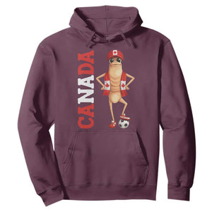 Canada Soccer Fan Marcus The Worm Hoodie Country Football Gift TS12 Maroon Print Your Wear