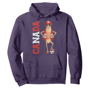 Canada Soccer Fan Marcus The Worm Hoodie Country Football Gift TS12 Purple Print Your Wear
