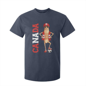Canada Soccer Fan Marcus The Worm T Shirt For Kid Country Football Gift TS12 Navy Print Your Wear