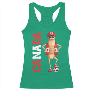 Canada Soccer Fan Marcus The Worm Racerback Tank Top Country Football Gift TS12 Irish Green Print Your Wear