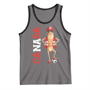 Canada Soccer Fan Marcus The Worm Tank Top Country Football Gift TS12 Deep Heather Black Print Your Wear