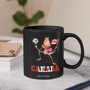 Funny Marcus The Worm Coffee Mug Canadian Pride Soccer Gift TS12 Print Your Wear