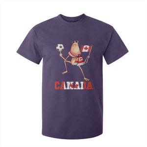 Funny Marcus The Worm T Shirt For Kid Canadian Pride Soccer Gift TS12 Purple Print Your Wear