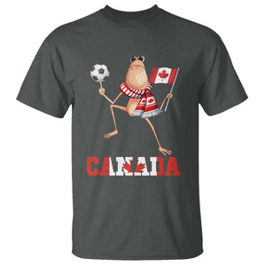 Funny Marcus The Worm T Shirt Canadian Pride Soccer Gift TS12 Dark Heather Print Your Wear