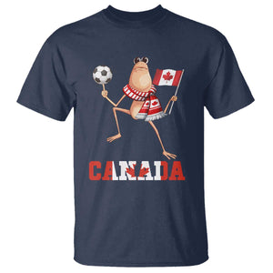 Funny Marcus The Worm T Shirt Canadian Pride Soccer Gift TS12 Navy Print Your Wear