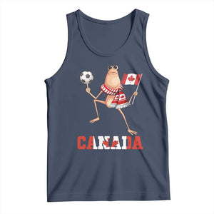 Funny Marcus The Worm Tank Top Canadian Pride Soccer Gift TS12 Navy Print Your Wear