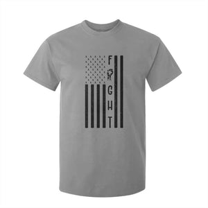 Fight Skin Cancer Melanoma Fighter USA Flag T Shirt For Kid TS12 Sport Gray Print Your Wear