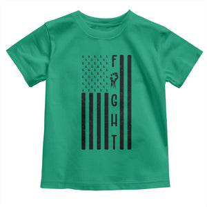 Fight Skin Cancer Melanoma Fighter USA Flag Toddler T Shirt TS12 Irish Green Print Your Wear