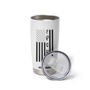 Fight Skin Cancer Melanoma Fighter USA Flag Tumbler Cup TS12 Print Your Wear