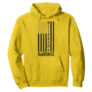Melanoma Awareness USA Flag Hoodie Patriotic Cancer Warrior TS12 Daisy Print Your Wear