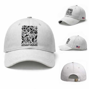 I Wear Black For My Mom Baseball Cap Melanoma Support Squad TS12 Baseball Cap Universal Fit White Print Your Wear