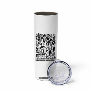 I Wear Black For My Mom Skinny Tumbler Melanoma Support Squad TS12 Print Your Wear